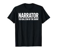 Escuela Jugar Narrador Natividad Estrella Real del Espectáculo Camiseta