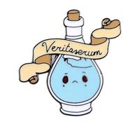 Escuela Mágica Esmalte Pin: Felix, Butterbier, Magos y Pociones de Película y Libro, Normal, Metal no precioso