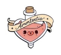 Escuela Mágica Esmalte Pin: Felix, Butterbier, Magos y Pociones de Película y Libro, Normal, Metal no precioso