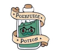 Escuela Mágica Esmalte Pin: Felix, Butterbier, Magos y Pociones de Película y Libro, Normal, Metal no precioso