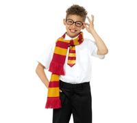 Escuela Mago Disfraz Set Bufanda Corbata & Gafas Libro Día Enrique Kit de