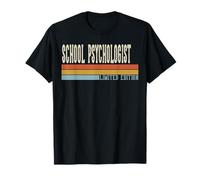 Escuela Psicólogo Semana Retro Vintage Regreso A La Escuela Día Camiseta