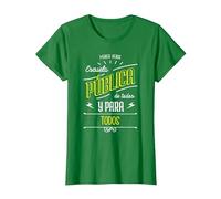 Escuela Pública De Todos para Todos Marea Verde Camiseta, Mujer, Verde Kelly, L
