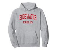 Escuela Secundaria Edgewater HS Orlando FL Retro Sudadera con Capucha