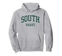 Escuela Secundaria Harlingen South High School HS Harlingen TX Retro Sudadera con Capucha