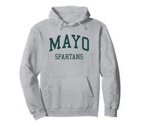 Escuela Secundaria Mayo HS Rochester MN Retro Sudadera con Capucha
