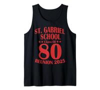 Escuela St. Gabriel, Clase de 1980, Reunión 2025 Camiseta sin Mangas