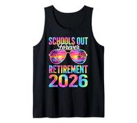 Escuelas Fuera para Siempre Jubilación 2026 Verano de Camiseta sin Mangas