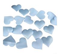Esculpe un ambiente con nuestro juego de pétalos de corazón sedosos empaquetados de diseño impresionante (azul)