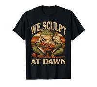 Esculpimos en la meditación del escultor de Rana del Amanecer Camiseta gráfica económica