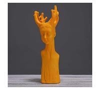Escultura Abstracta de Resina simulada, Adorno Artesanal ecológico, Ideal para múltiples escenas.