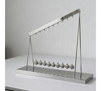 Escultura artística cinética, diseño de péndulo de equilibrio, construcción de metal, decoración para aliviar el estrés, regalo único para decoración artística y educación científica