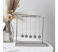 Escultura artística cinética, diseño de péndulo de equilibrio, construcción de metal, decoración para aliviar el estrés, regalo único para decoración artística y educación científica