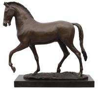 Escultura caballo de bronce figura de bronce antiqued estatua 60cm