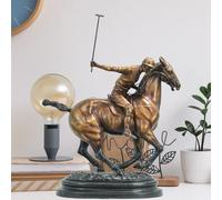 Escultura de bronce con diseño de vaquero y caballo salvaje de Frederic Remington, estatua clásica de arte occidental con base de mármol para coleccionistas