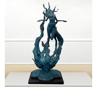 Escultura de Bronce de Rapsodia de Beethoven - 77 cm (30,3"). Estatua de Arte Musical Abstracto fundida a la Cera perdida. Ideal para Decorar el hogar, galerías, hoteles, oficinas, Salas de Concierto