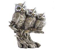 Escultura de búho - Estatua Decorativa de búho, decoración Exterior | una Mezcla Naturaleza y, Escultura de Animales, Figura de Resina Moderna, Accesorio de Escritorio para la