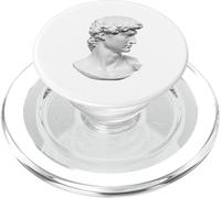 Escultura de Cabeza de Estatua de Miguel Ángel David PopSockets PopGrip para MagSafe
