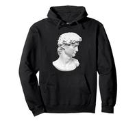 Escultura de Cabeza de Estatua de Miguel Ángel David Sudadera con Capucha