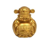 Escultura de Cobre, Dios de la Riqueza, Adorno, Estatua pequeña, decoración Vintage, Adorno para Sala de Estar, Dormitorio, Oficina, hogar, Feng Shui, escultural