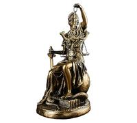 Escultura de Dama Justicia, Estatua de la Diosa de la Justicia,Escultura de resina de escala de justicia sentada ciega | Figura de ley, decoración del hogar, estatua de abogado para escritorio, estant