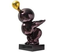Escultura de Escritorio, artesanía, Figura, Estatua, Adorno, pequeño Globo Gordo, Abstracto, para niños y niñas.