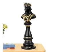 Escultura de estatua de ajedrez - Estatua de ajedrez grande | Impresionante Estatua De Ajedrez Adorno De Ajedrez Decorativo, Estatua De Ajedrez De Resina, Adorno De Decoración De Figura De Caballo, Ar