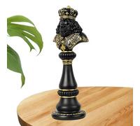 Escultura De Estatua De Piezas De, Artesanía De Estatuilla De Coleccionable De Adorno Retro, Adorno De Decoración De Figura De Caballo De Guerra King Queen Único para Sala De Estar, Dor