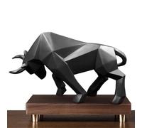 Escultura de, figura de yeso, mitología, material de resina que representa un buen de ganado, decoración del hogar, buena forma geométrica para decoración del mercado de valores del hogar