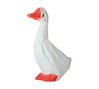 Escultura de ganso de resina blanca para decoración del hogar y fotografía, hecha a mano con artesanía artística, adorno de estilo mediterráneo para exhibición en interiores