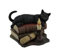 Escultura de gato negro de La hora de las brujas de Veronese Design