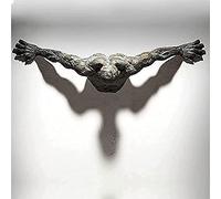 Escultura De Hombre Famoso, Escultura Antigua En Estatua De Bronce De Arte De Pared, Estatuas De Resina para Decoración del Hogar, Estilo De Decoración Único,D