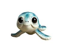 Escultura de jardín | Figura realista de resina resistente a la intemperie, mini escultura de jardín de animales de tortuga, para el día de la madre, cumpleaños, inauguración de la casa, porche, patio