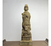 Escultura de madera de agar tallada a mano, decoración del hogar, ofrenda religiosa