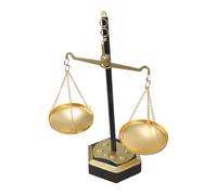 Escultura de metal única para mejorar la sala de estar y espacios de trabajo, decoración de justicia