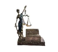 Escultura de mujer, adorno de escritorio vintage, símbolo de justicia y equidad, decoración de estatua | para el hogar, dormitorio, biblioteca, estantería, chimenea, entrada, apartamento, dormitorio