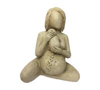 Escultura de mujer de maternidad - Figura de resina para embarazo, estatua de madre que da a luz, decoración hecha a mano para el hogar, artesanía de celebración de mamá, escultura madre de resina