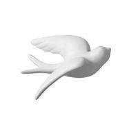 Escultura de pared con diseño de golondrinas, pájaros en 3D, decoración para colgar en la pared, manualidades, adornos para el hogar para decoración del hogar, L