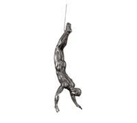 Escultura de pared de hombre trepador, esculturas de pared modernas de resina - Arte moderno para salón, dormitorio, lugar de trabajo, arte de pared único, decoración de dormitorio, el mejor regalo