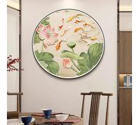 Escultura De Pared Decorativa Con Pintura 3D, Con Gancho Antideslizante Y Marco De Aleación De Aluminio, Ideal Para Sala De Estar, Entrada Y Oficina(C,70cm)