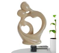 Escultura de Pareja - Estatuilla de Arte de Resina Abstracta contemporánea para exhibición de Salas de Estar de oficinas, Regalos de Parejas Sentimental | Acento de repisa de Estante