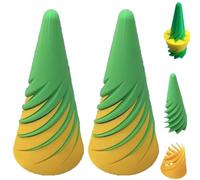 Escultura de paso de pirámide imposible, juguete antiestrés de pirámide, juguete de cono en espiral impreso en 3D, escultura de paso de pirámide, decoración de escritorio, regalo de recuerdo (cono