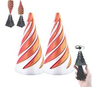 Escultura de paso de pirámide imposible, juguete antiestrés de pirámide, juguete de cono en espiral impreso en 3D, escultura de paso de pirámide, decoración de escritorio, regalo de recuerdo (nuevo