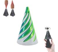 Escultura de paso de pirámide imposible, juguete antiestrés de pirámide, juguete de cono en espiral impreso en 3D, escultura de paso de pirámide, decoración de escritorio, regalo de recuerdo (nuevo