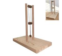 Escultura de péndulo caótico, Modelo físico de Caos en Madera, decoración de Escritorio Relajante, demostración de principios científicos, Modelo Manual de Montaje (DIY), para Espacios