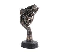 Escultura de pensador abstracto, esculturas abstractas decoración del hogar - Resin Desktop Abstract Thinking Man Sculpture | La tranquilidad estética es obras de abulón dorado para la