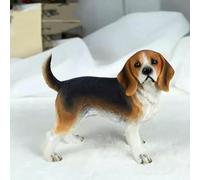 Escultura De Resina De Perro Beagle, Estatua De Jardín Al Aire Libre Decoración De Estatuilla De Animal De Resina Impermeable para Decoración del Hogar, Decoración De Estatua De Césped De Patio Regalo