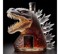Escultura Decantador Whisky, Estatua Artística, Botella De Whisky De 330 Ml, Estatua De Dinosaurio Caminante, Decantador De Whisky De Dinosaurio, Regalo Navideño Para Papá Y Novio.