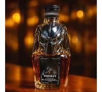 Escultura Decantador Whisky, Estatua De Botella Decantadora De Whisky De Guerrero, Escultura De Personaje Protagonista, Botella De Vidrio Hecha A Mano, Personaje Atractivo, Regalo Perfecto(C)
