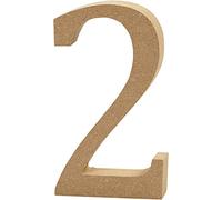 Escultura decorativa con forma de letra "A", en tablero de densidad media, marrón, madera, marrón, 8 x 2 x 13 cm